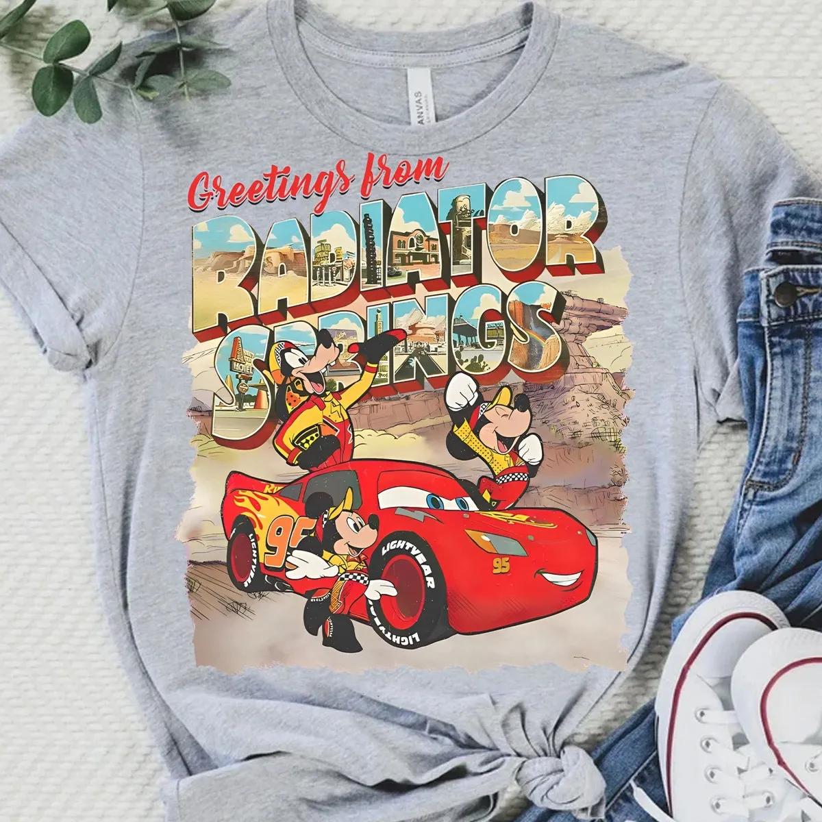 Disney Mickey And Friends X Lighting Mcqueen Shirt 2