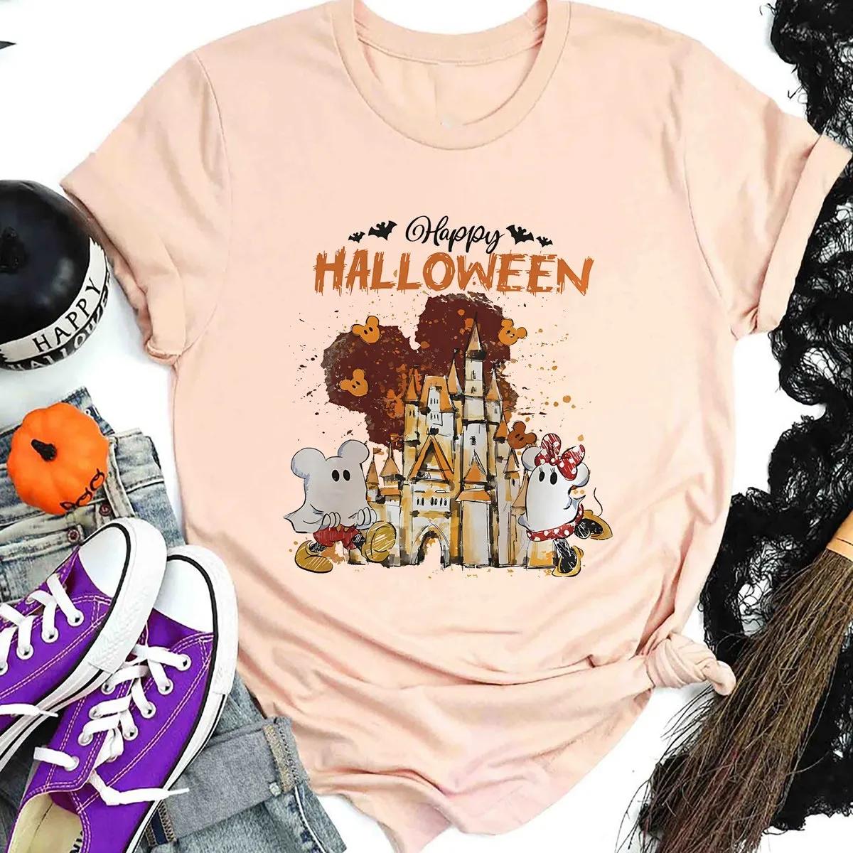 Disney Mickey And Minnie Halloween Shirt 2