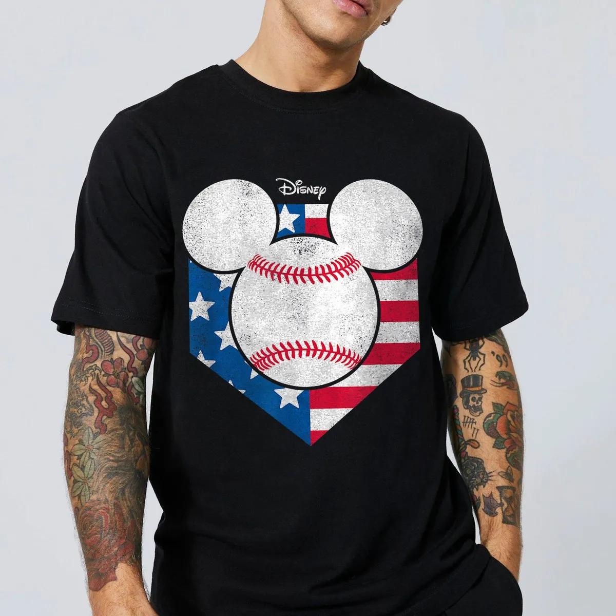 Disney Mickey Baseball Diamond Shirt 2 3