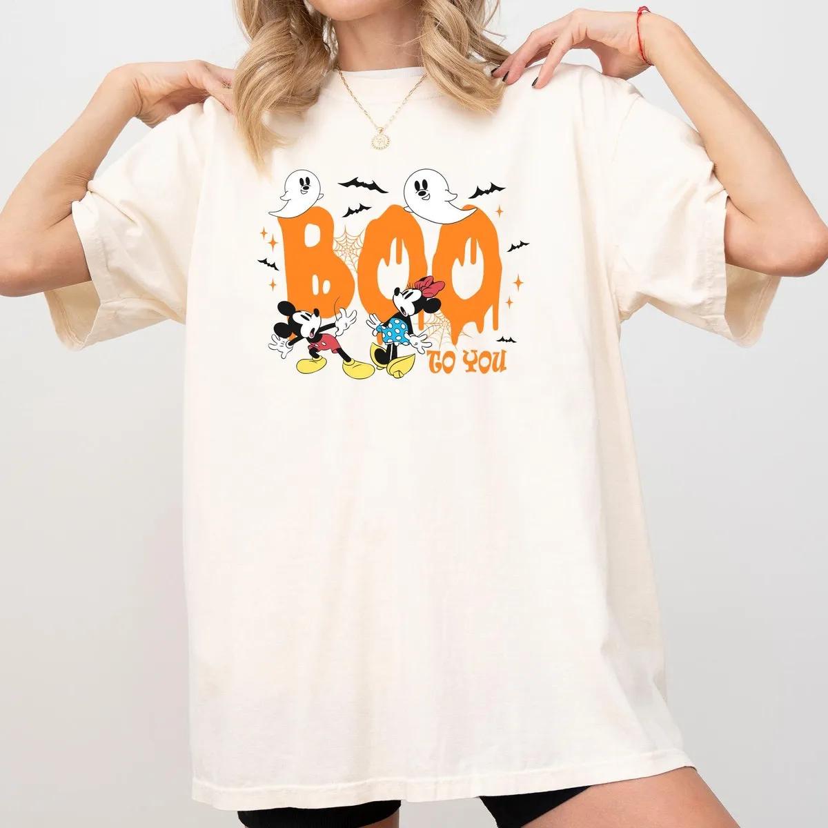 Disney Mickey Boo Halloween Shirt 4 1