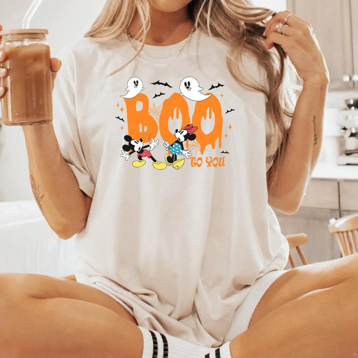 Disney Mickey Boo Halloween Shirt 5 1