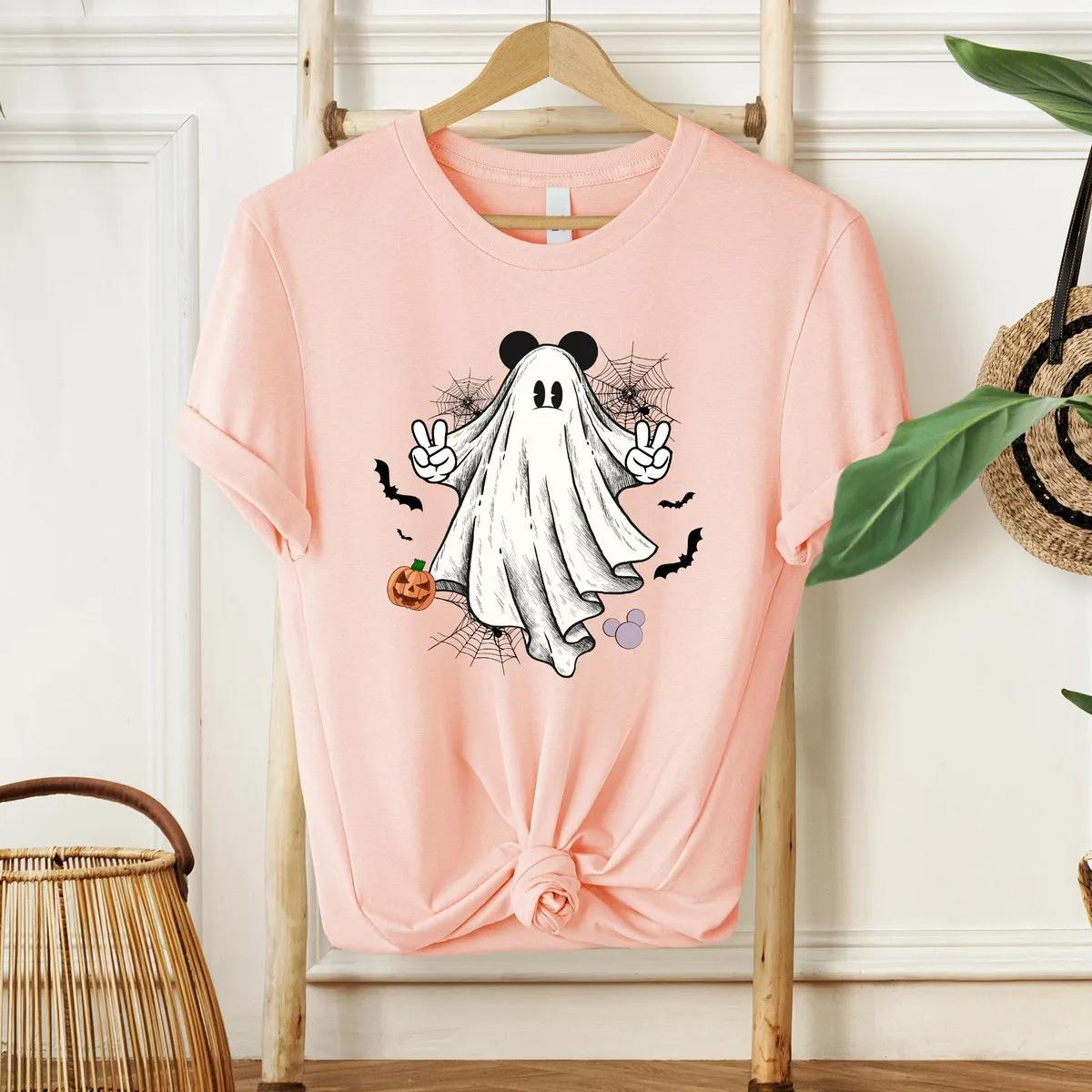 Disney Mickey Ghost Halloween Shirt 2