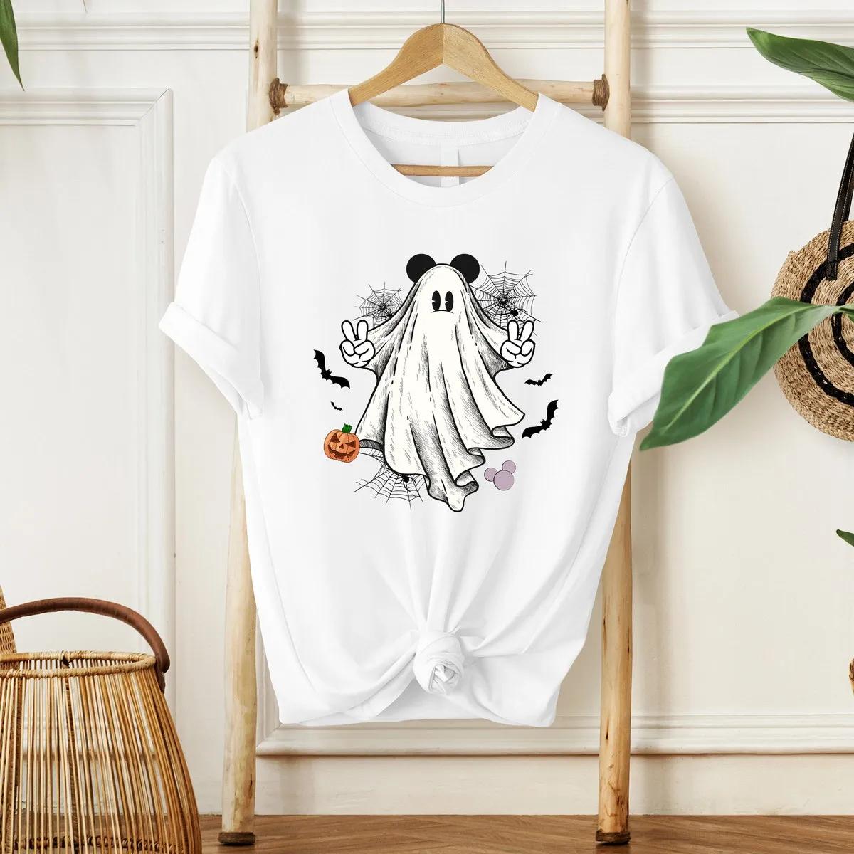 Disney Mickey Ghost Halloween Shirt 3