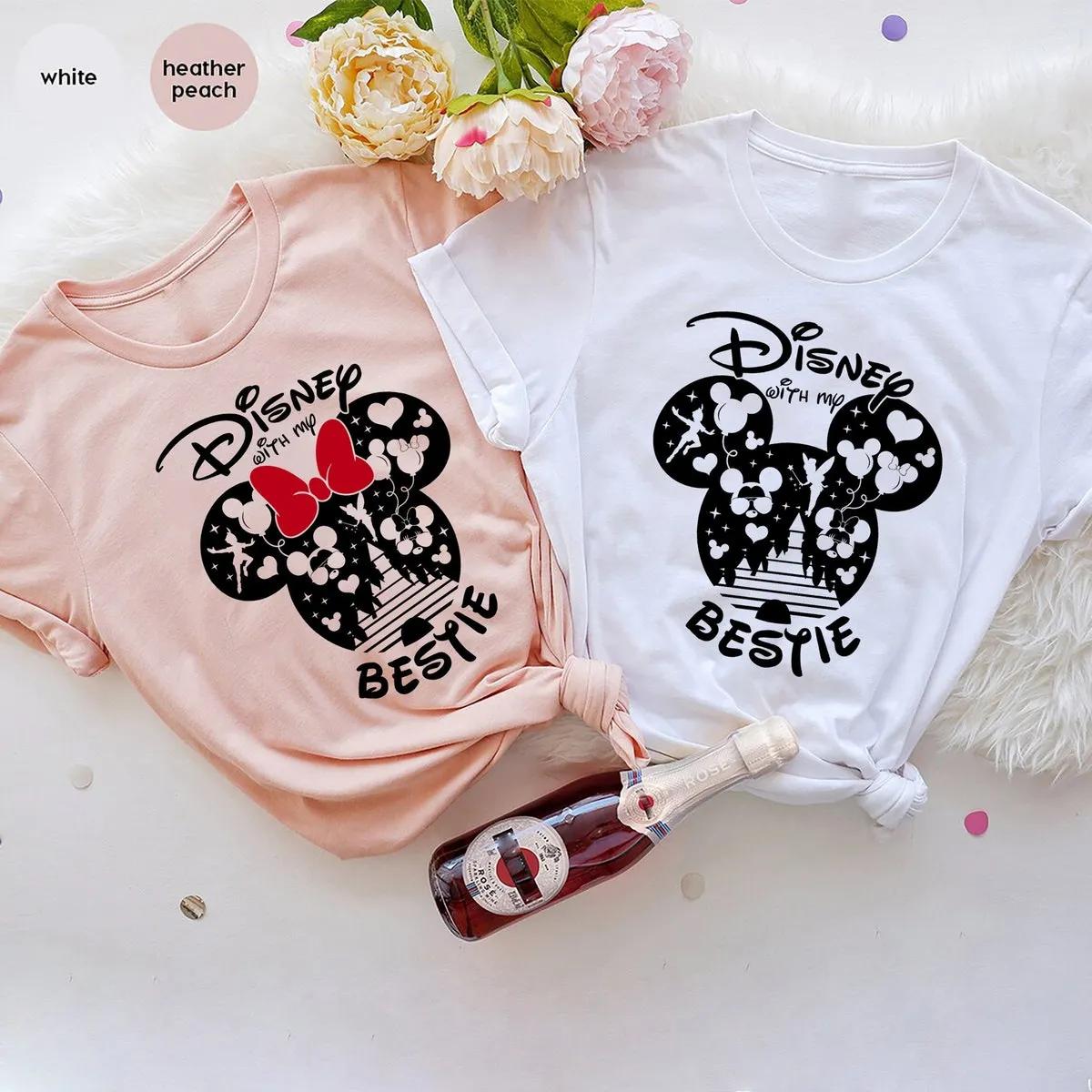 Disney Mickey Happiest Besties Birthday Shirt 4 3