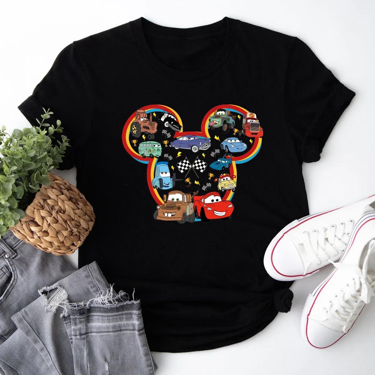 Disney Mickey Lightning McQueen Cars Shirt 1 3