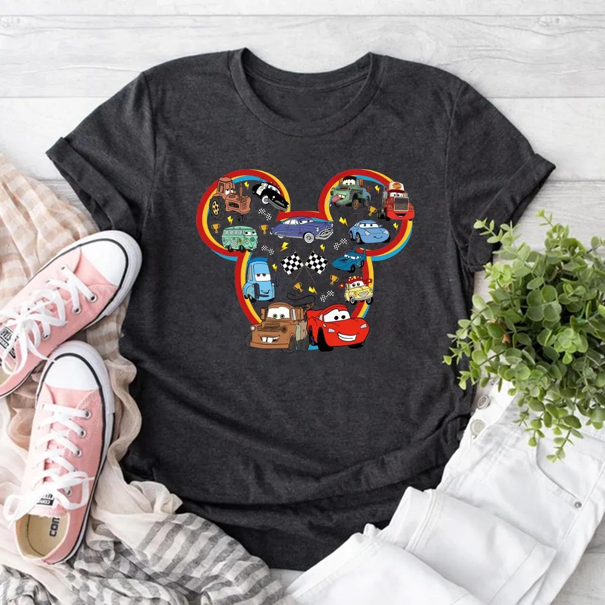 Disney Mickey Lightning McQueen Cars Shirt 3 3