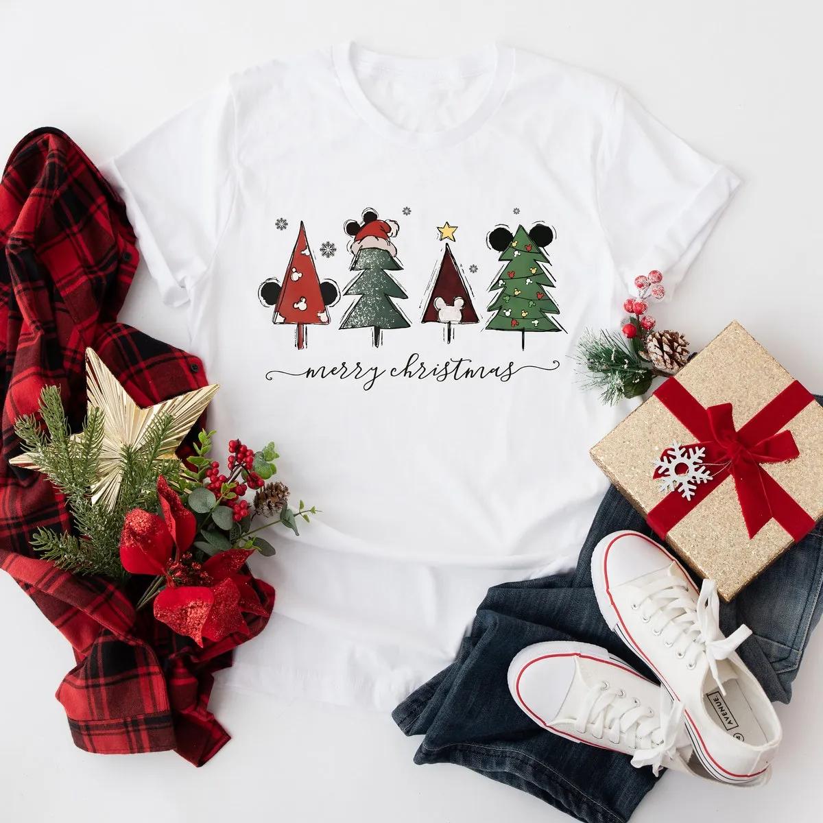 Disney Mickey Minnie Christmas Shirt 2 3 1