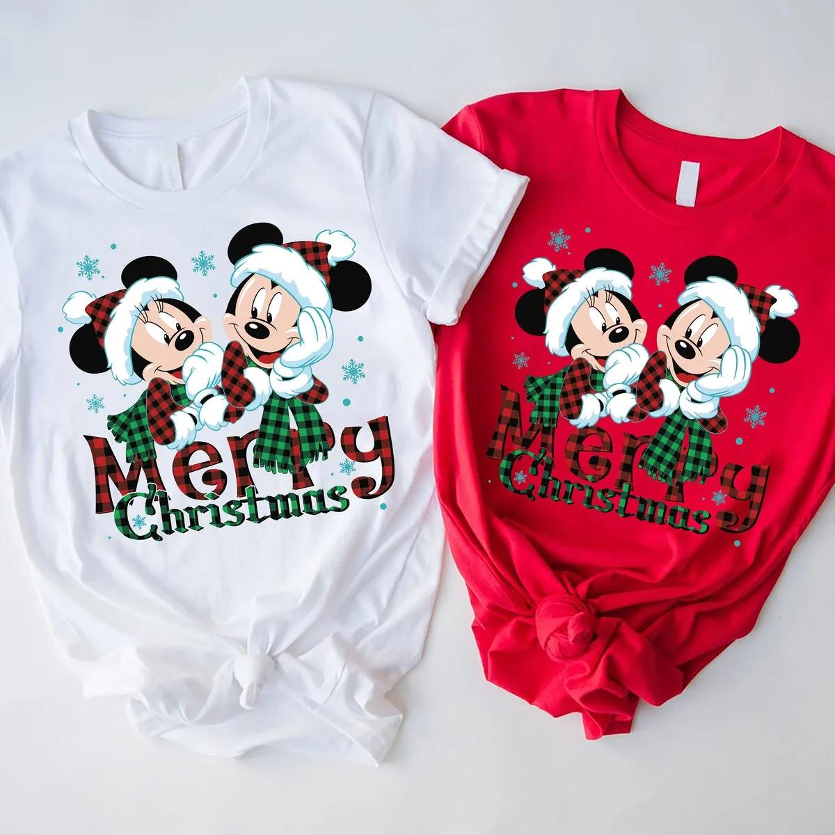 Disney Mickey Minnie Christmas Shirt 4 3