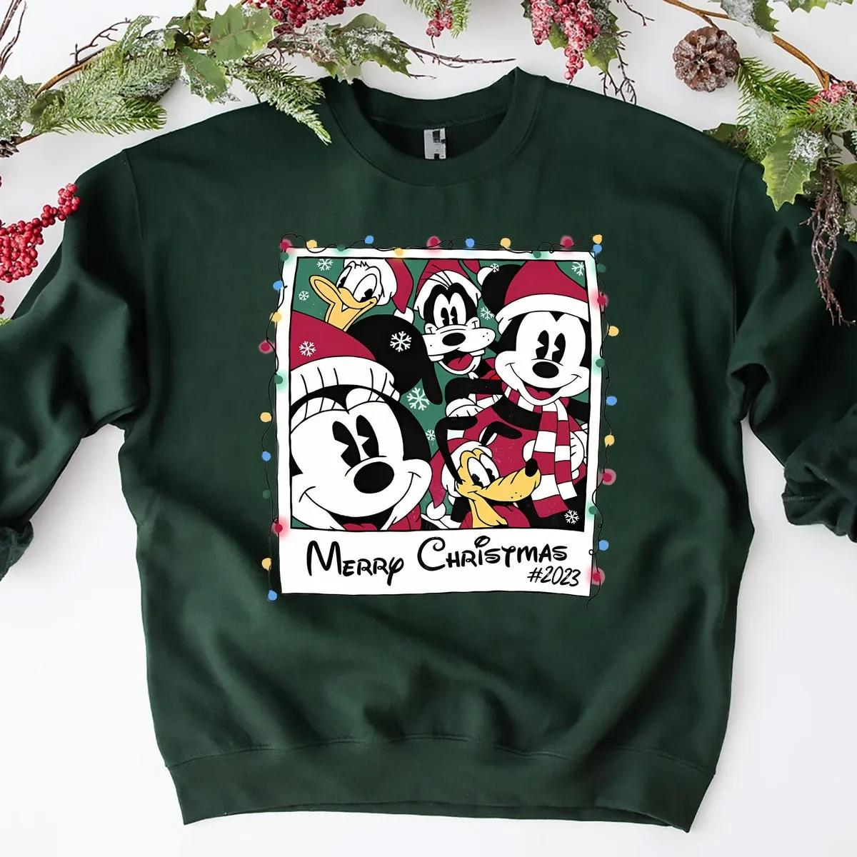 Disney Mickey Minnie Christmas Shirt 5 1 1