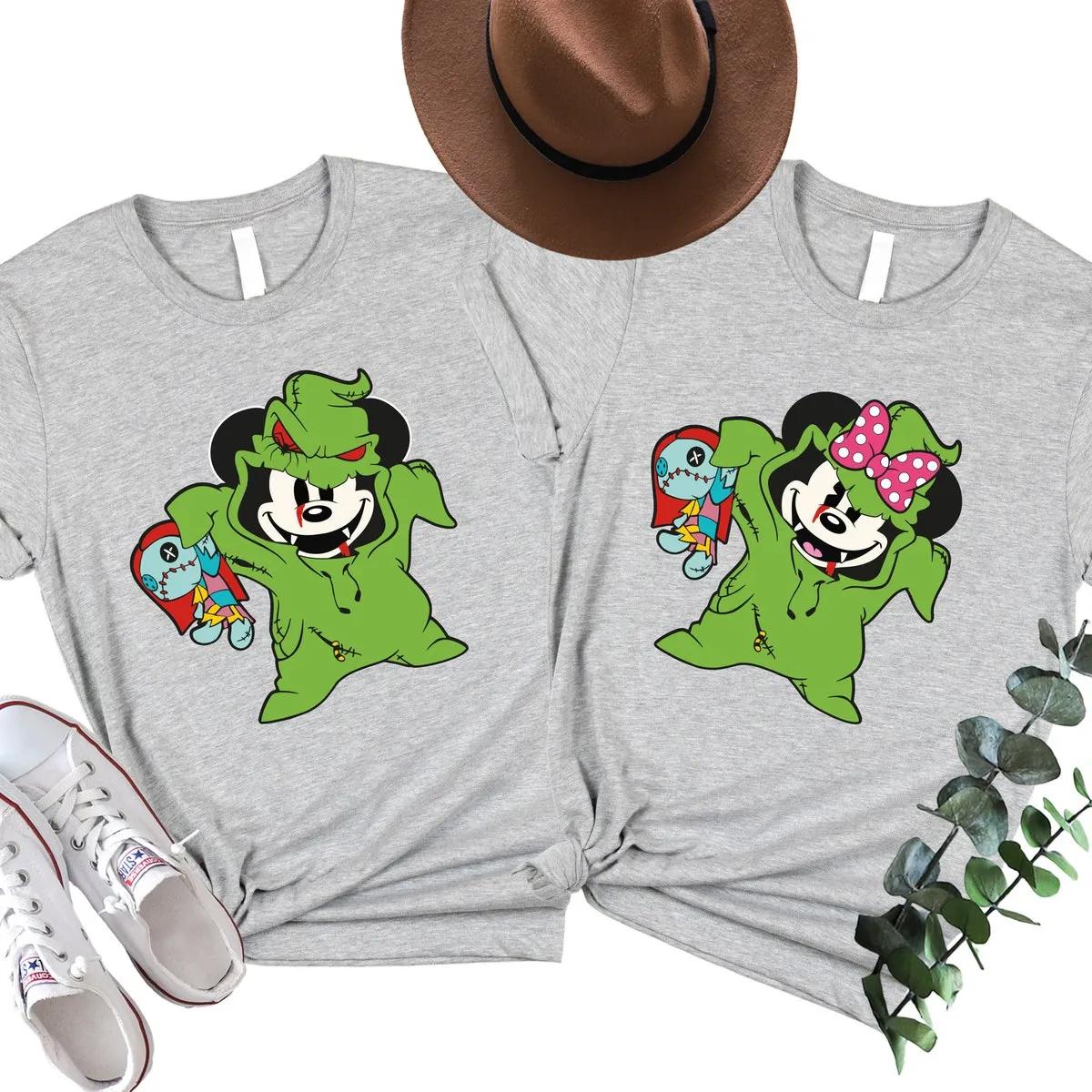 Disney Mickey Minnie Couple Halloween Shirt 3