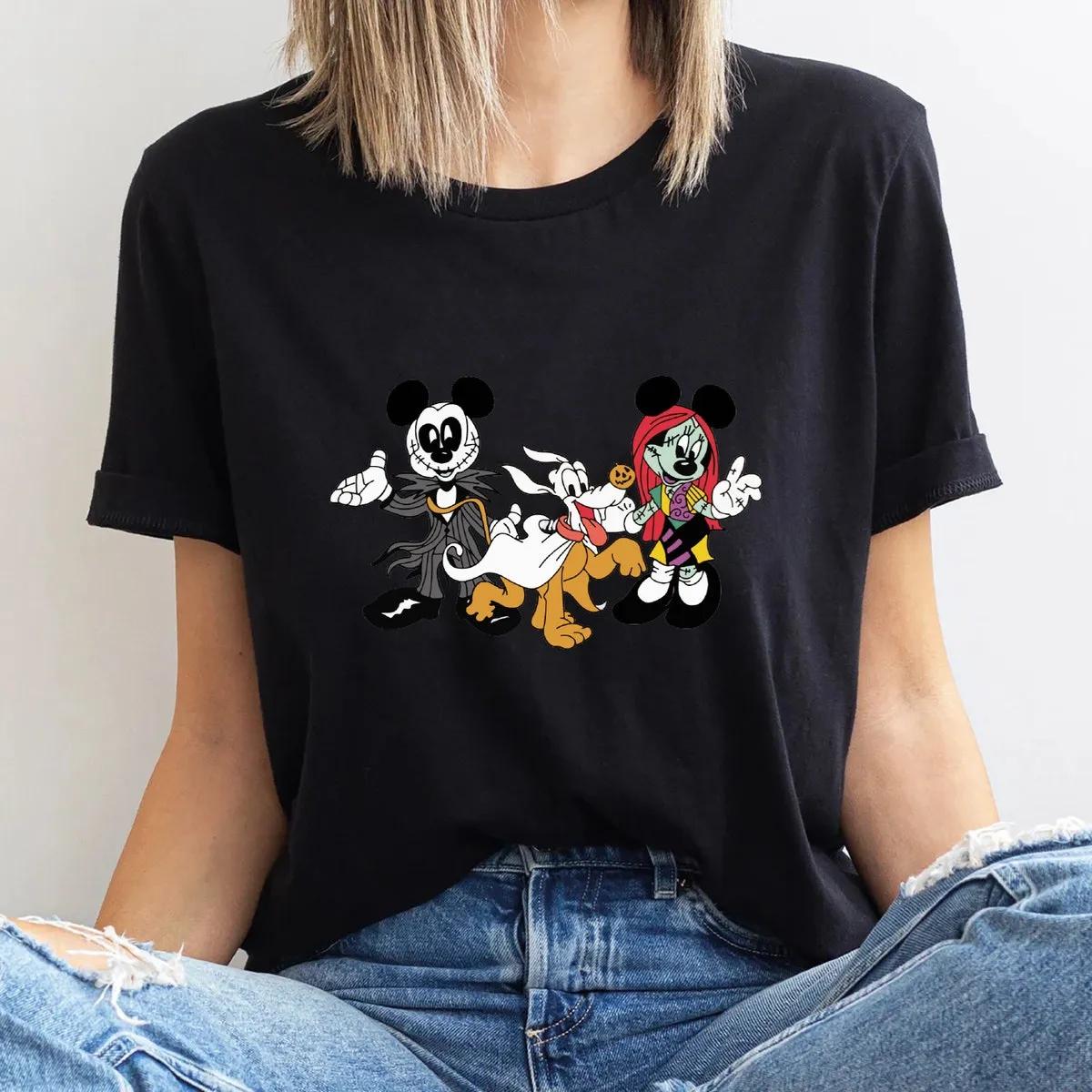 Disney Mickey Minnie Halloween Shirt 1 2