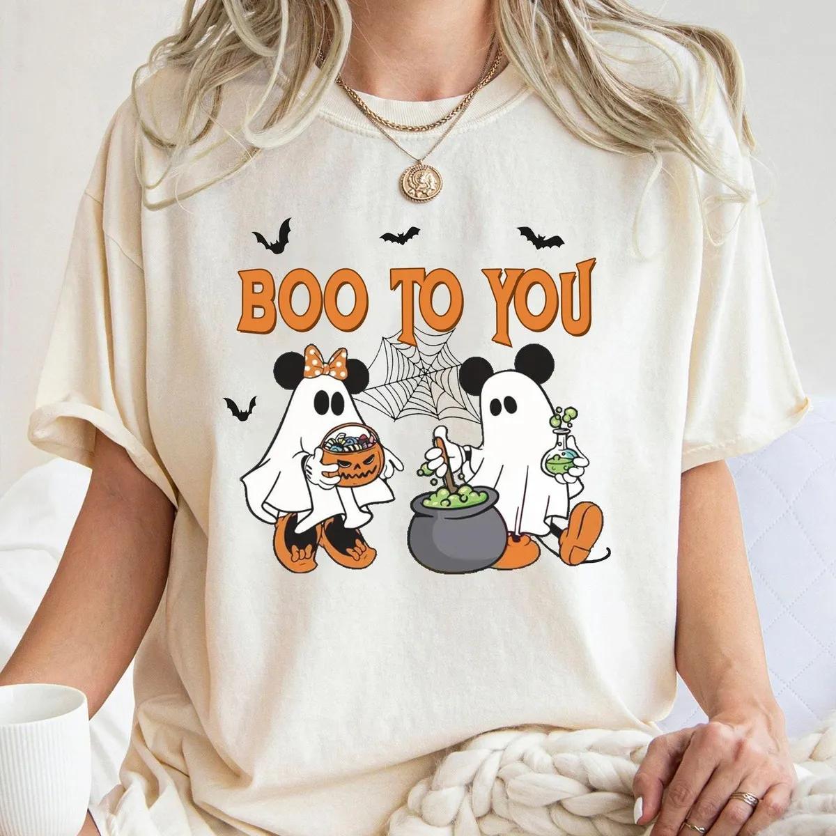 Disney Mickey Minnie Halloween Shirt 1 3