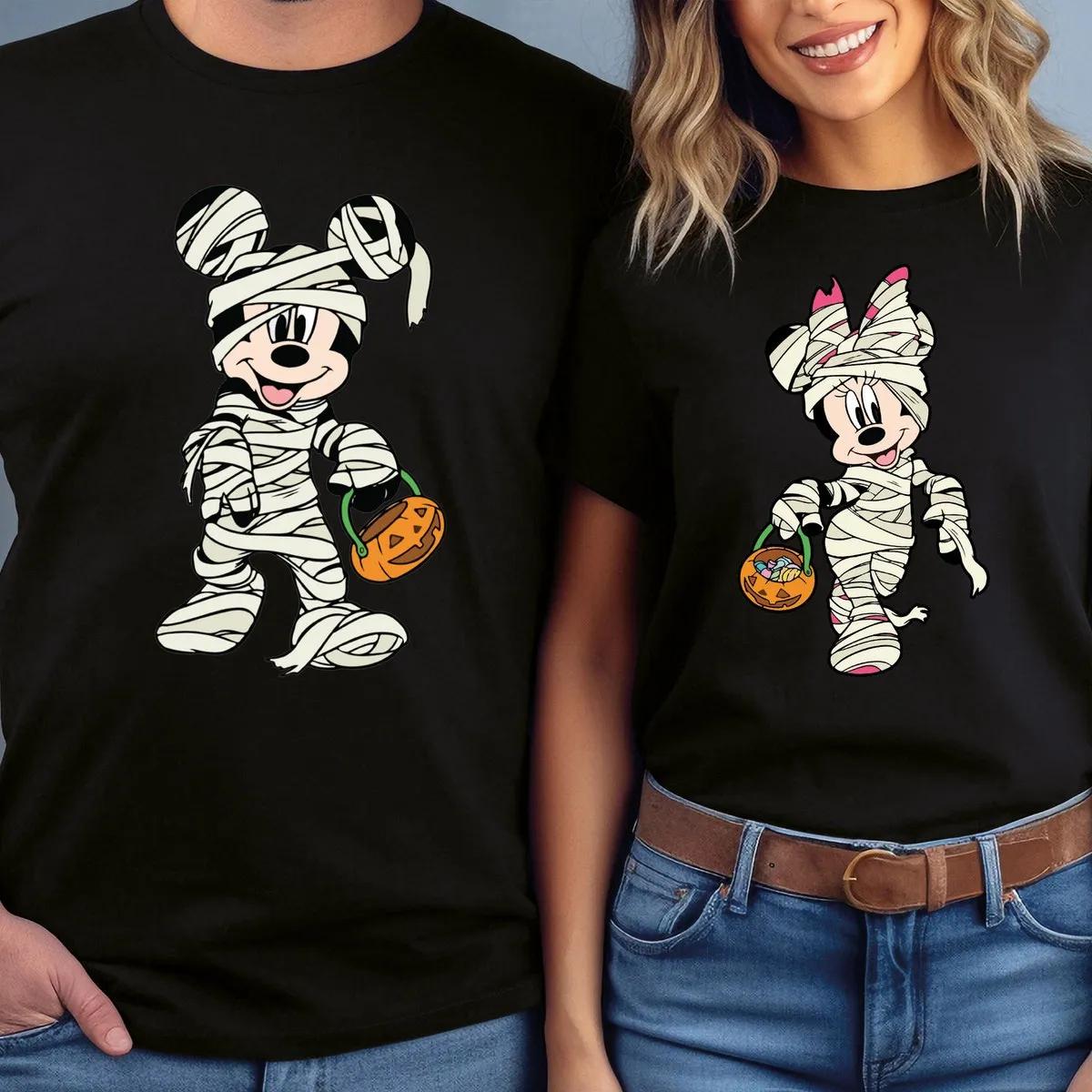 Disney Mickey Minnie Mummy Halloween Shirt 1