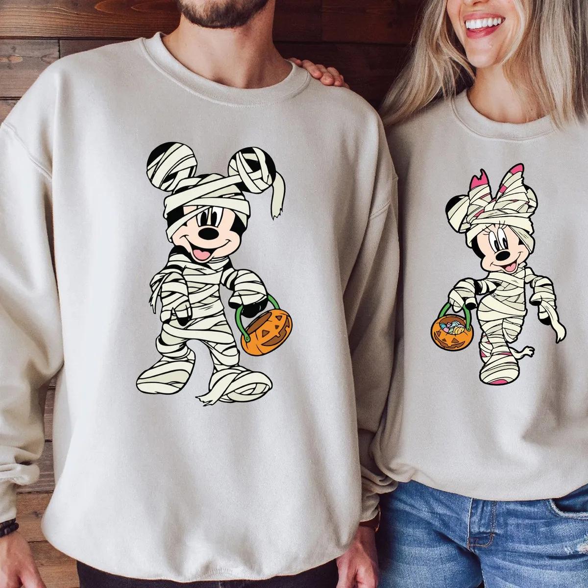 Disney Mickey Minnie Mummy Halloween Shirt 3