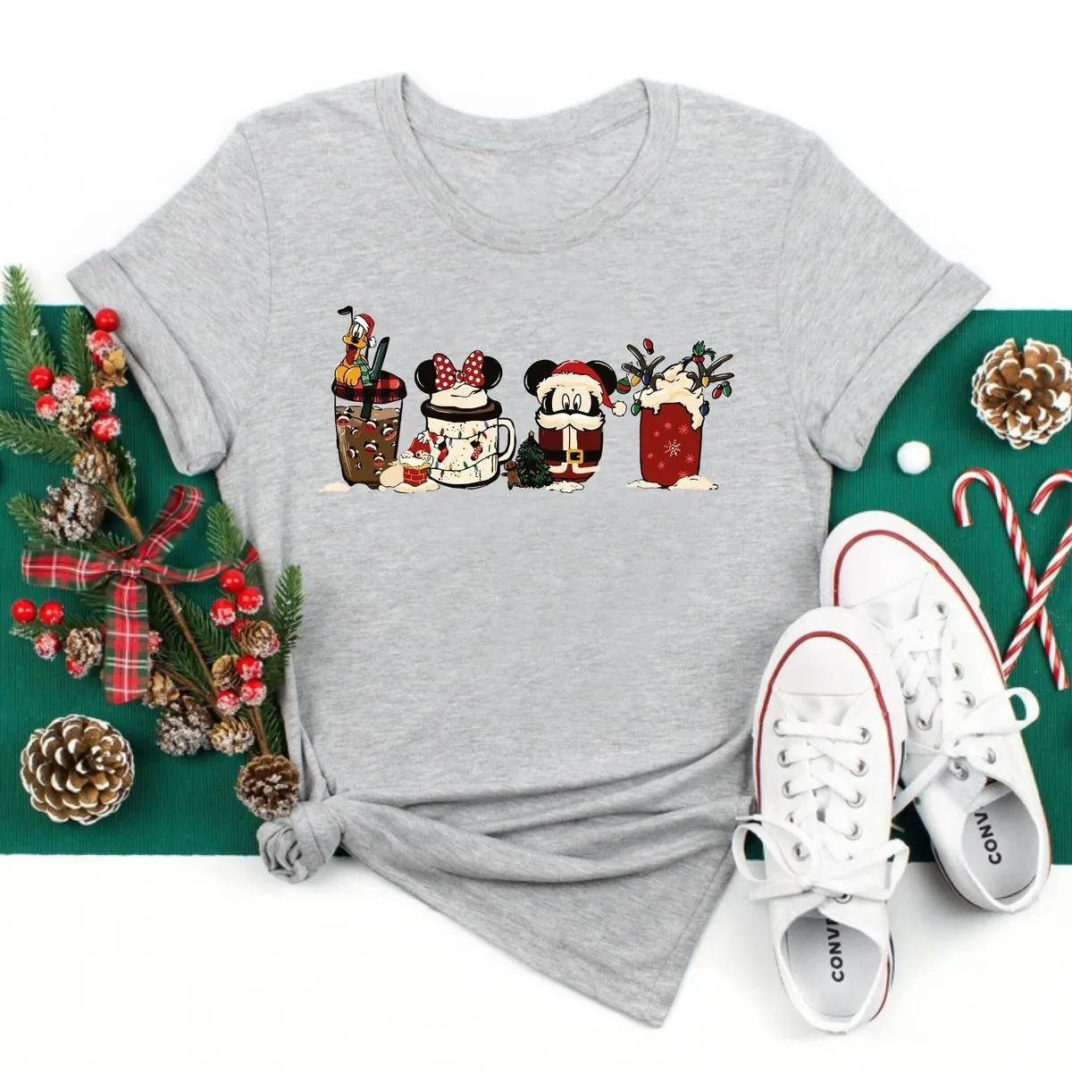 Disney Mickey Minnie Pluto Christmas Shirt 2 1