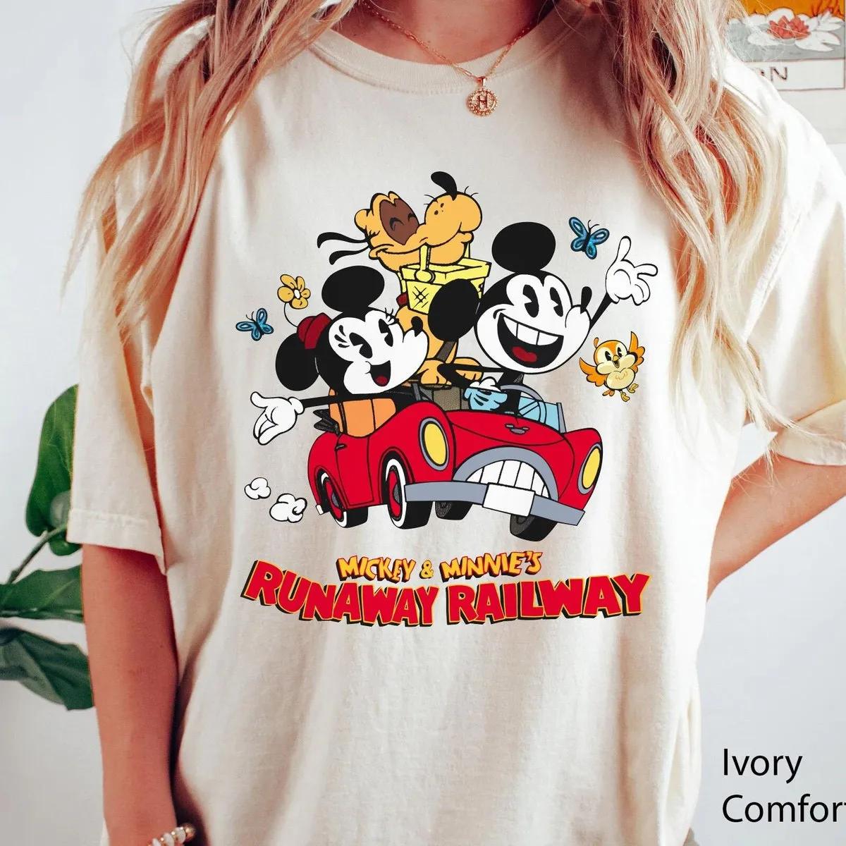 Disney Mickey Minnie Pluto Dog Chuuby Shirt 1 3