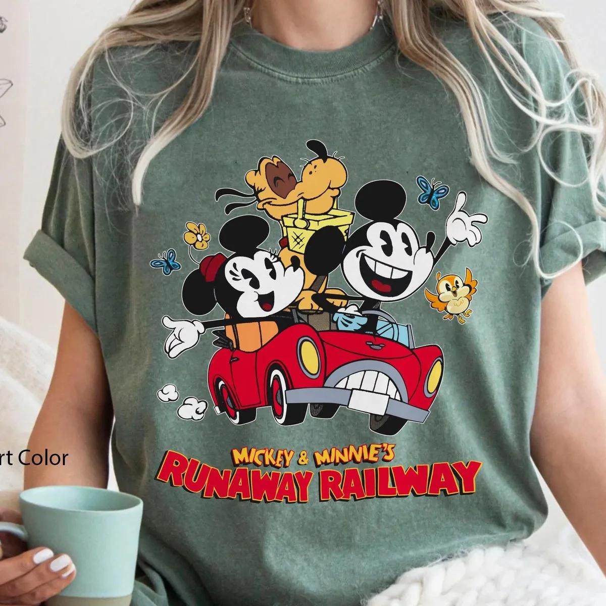 Disney Mickey Minnie Pluto Dog Chuuby Shirt 4 3