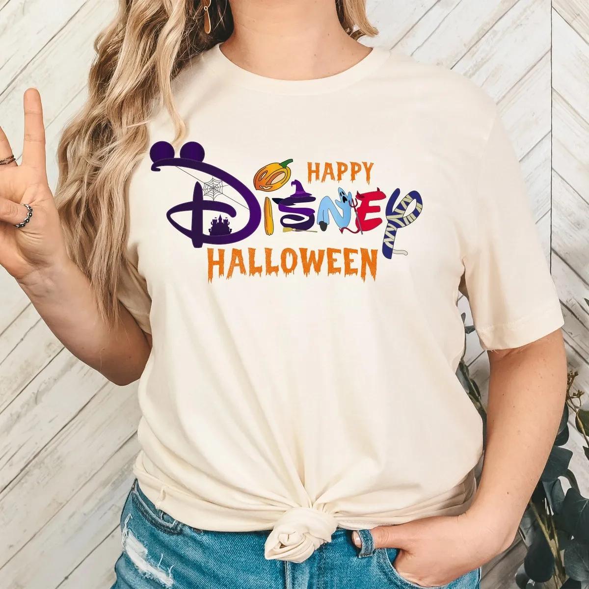 Disney Mickey Minnie and Friends Halloween Matching Shirt 2