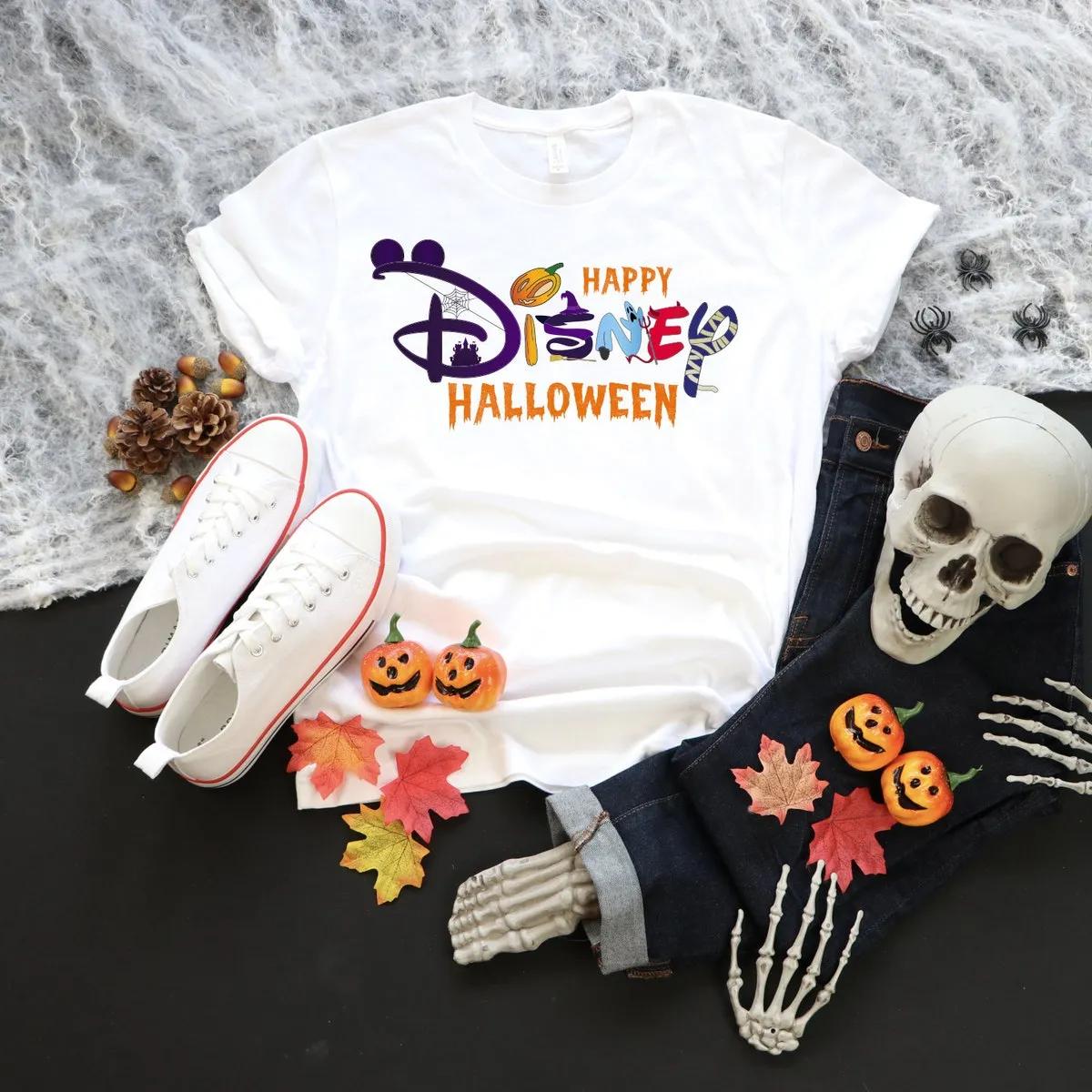 Disney Mickey Minnie and Friends Halloween Matching Shirt 3