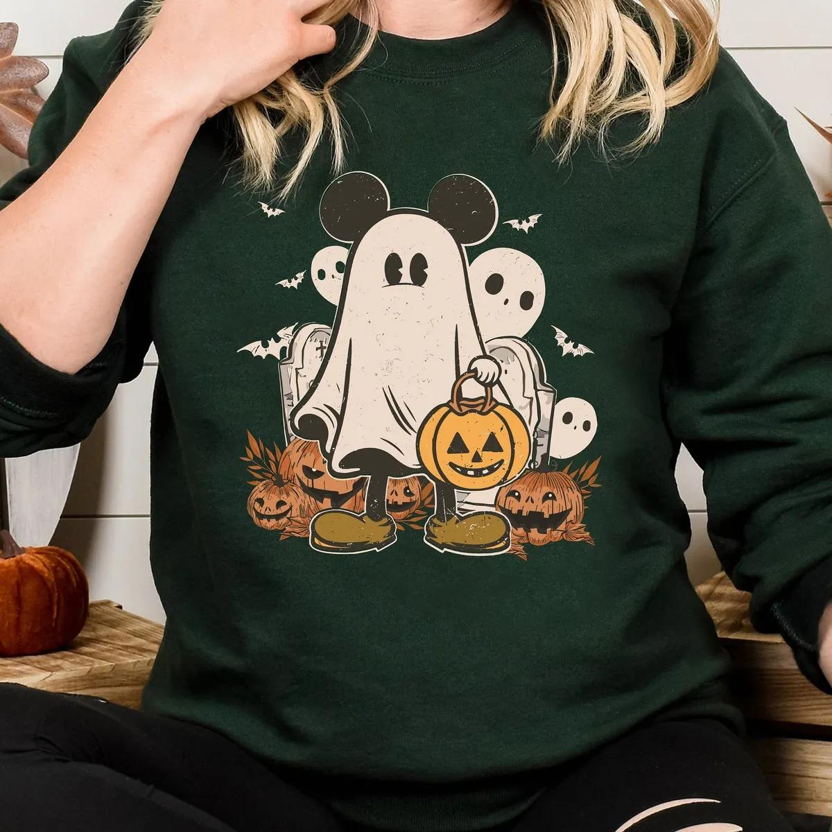 Disney Mickey Mouse Ghost Halloween Shirt 3