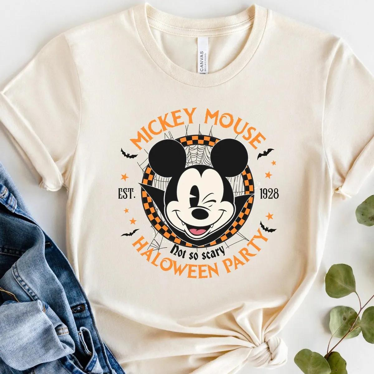 Disney Mickey Mouse Halloween Party Shirt 3 1