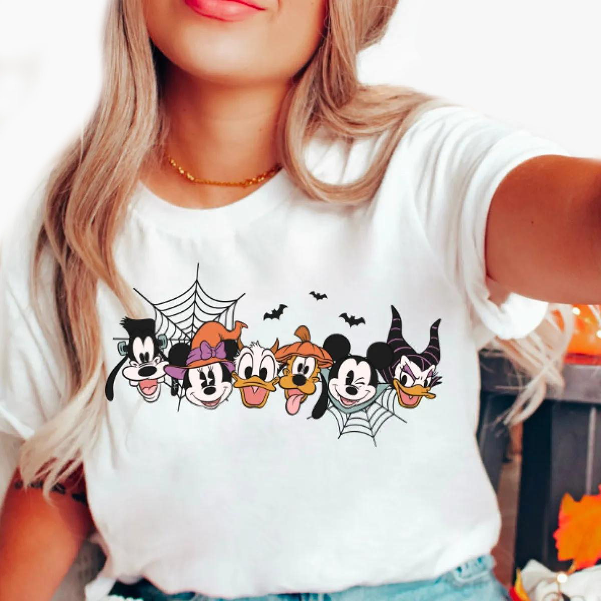 Disney Mickey Mouse and Friends Halloween Spooky Shirt 1