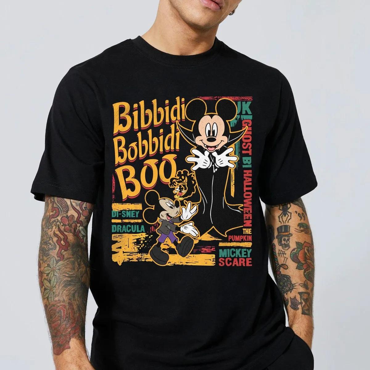 Disney Mickey Pumpkin Bibbidi Bobbidi Boo Happy Halloween Shirt 3 1