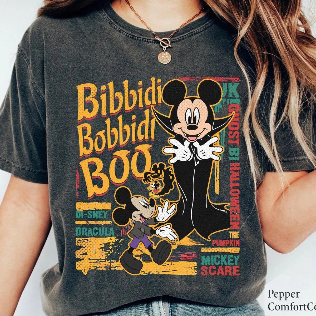 Disney Mickey Pumpkin Bibbidi Bobbidi Boo Happy Halloween Shirt 5 1