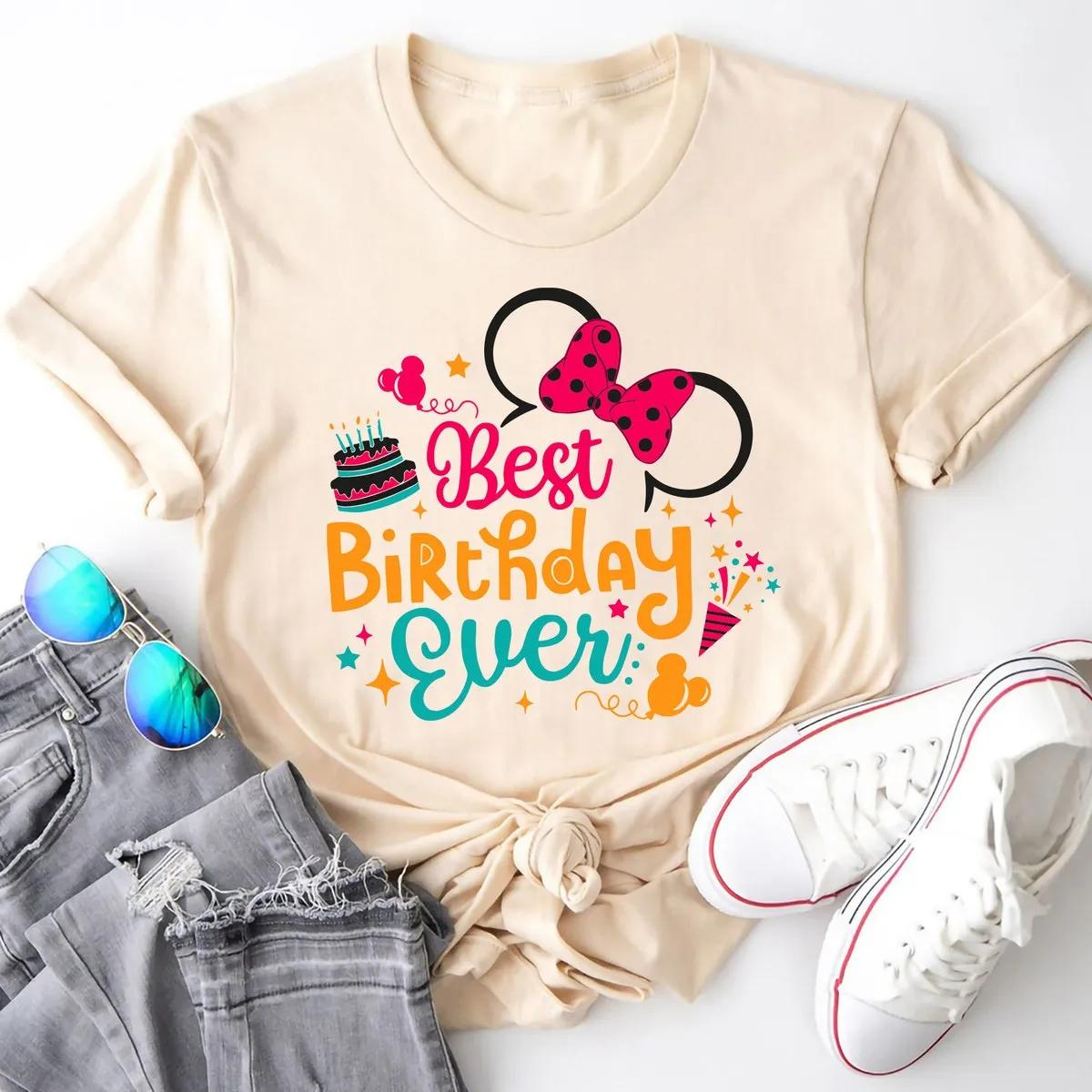 Disney Mickey Shirt Custom Birthday Tee 3 1