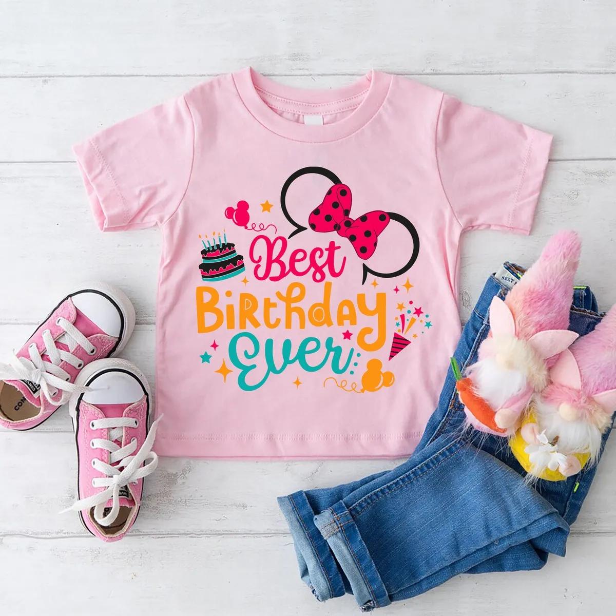 Disney Mickey Shirt Custom Birthday Tee 5 1