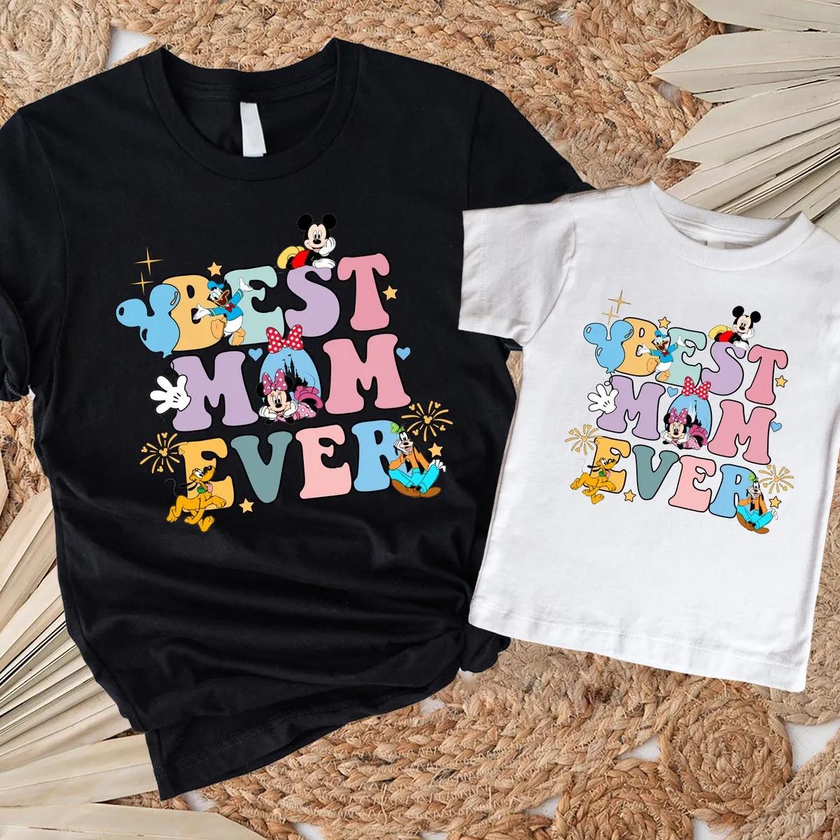 Disney Mickey Winnie Best Mom Ever Shirt 1 1