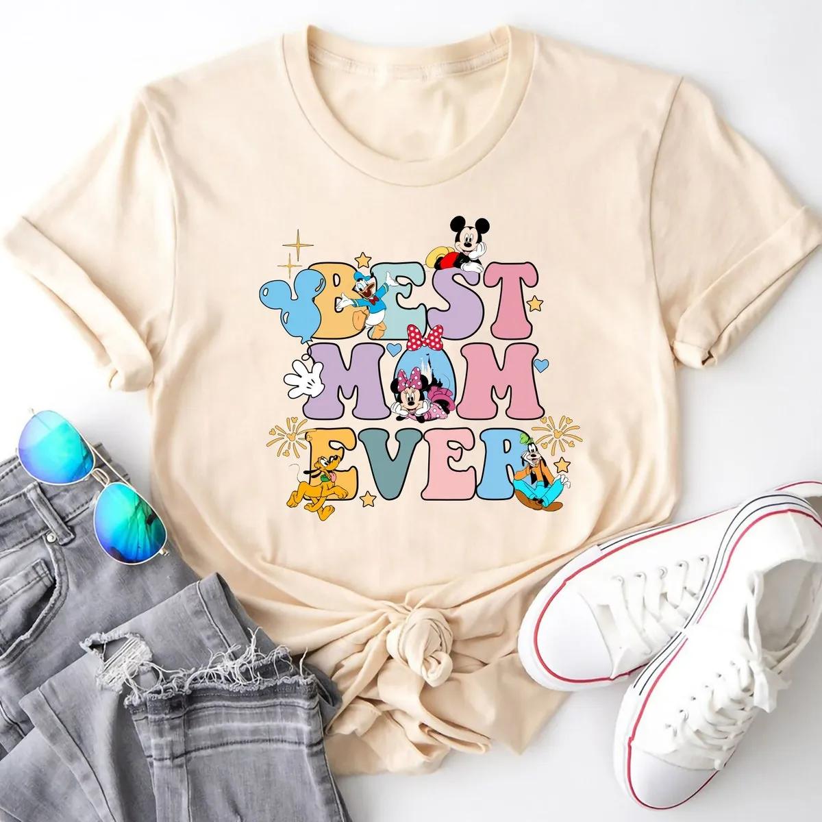 Disney Mickey Winnie Best Mom Ever Shirt 3 1