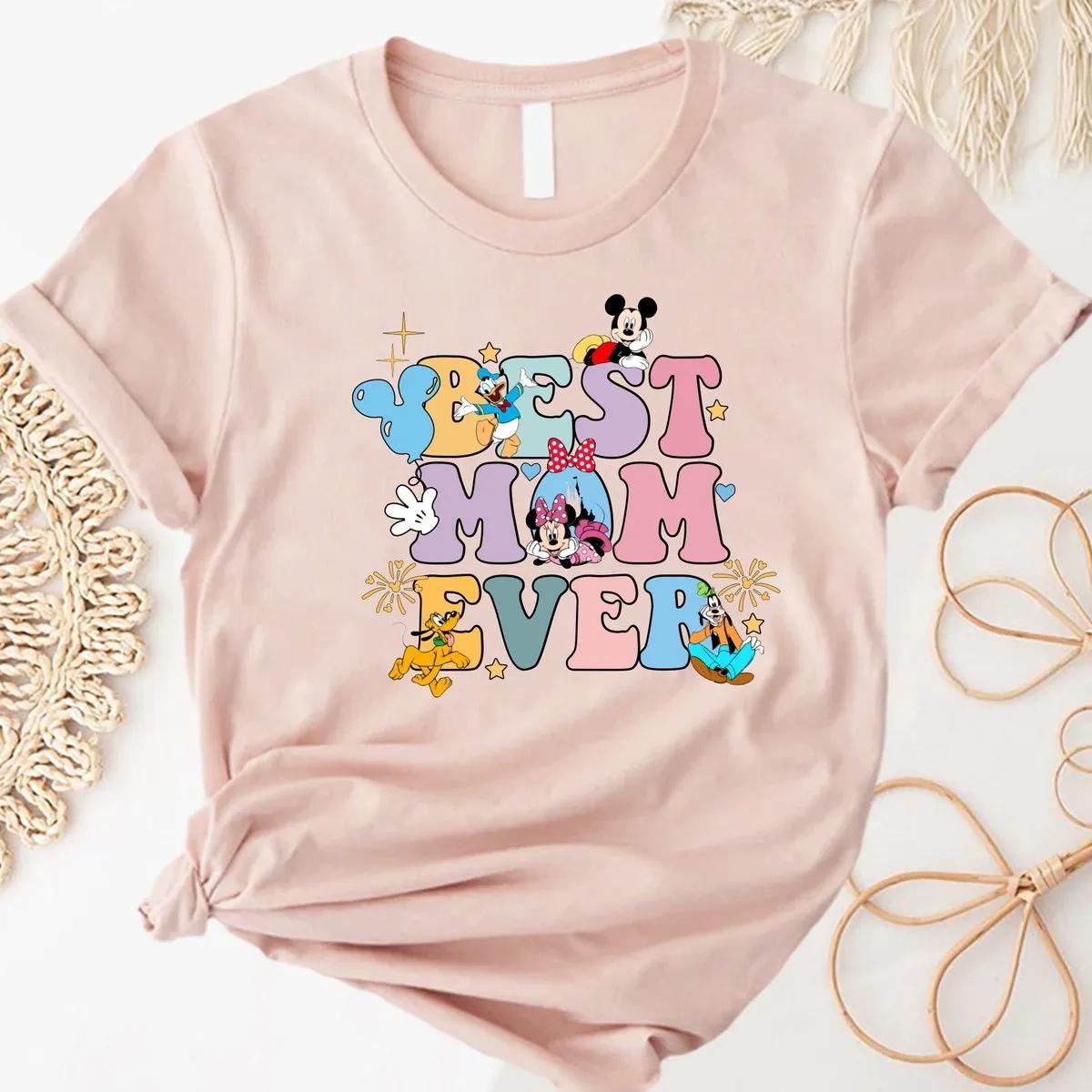 Disney Mickey Winnie Best Mom Ever Shirt 4 1