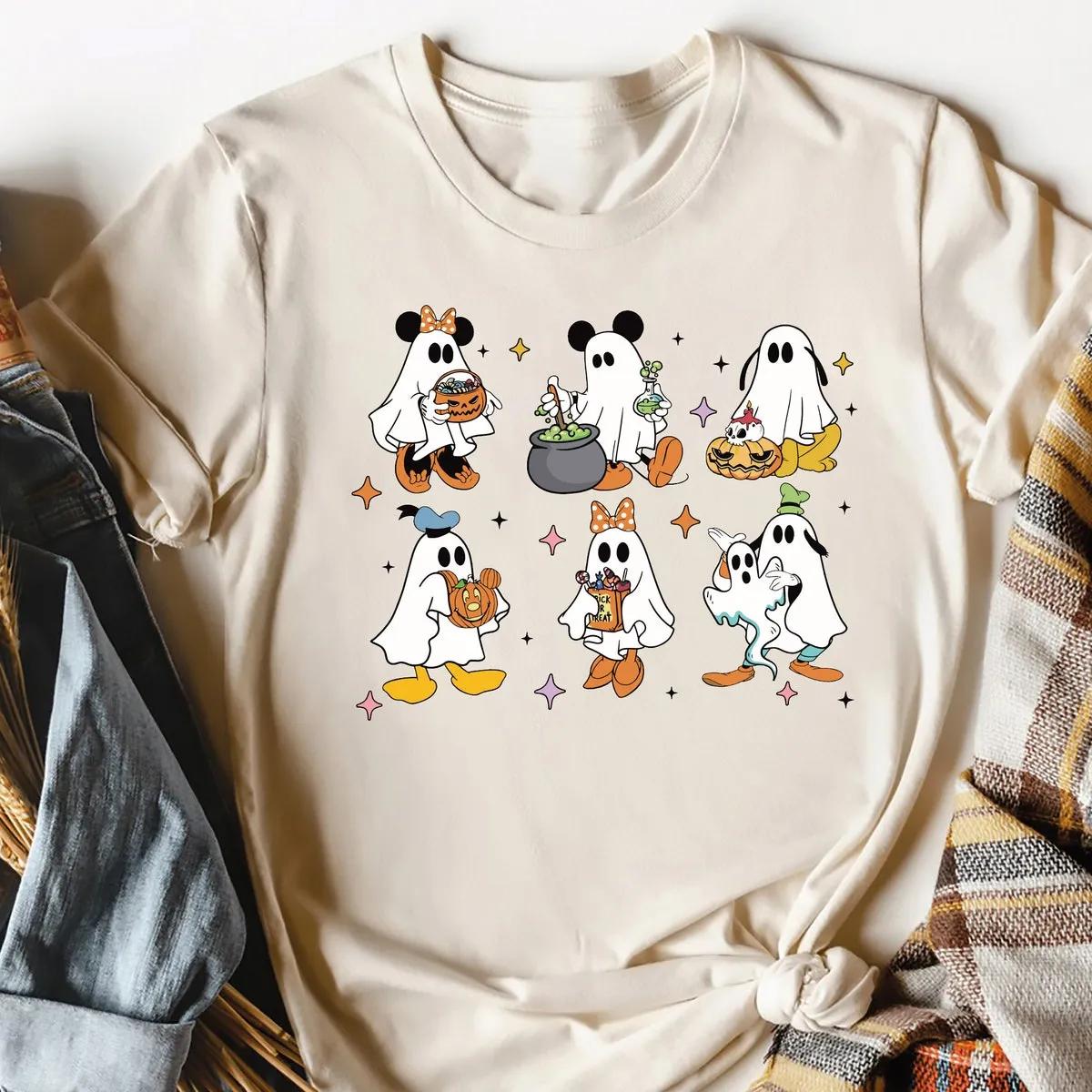 Disney Mickey and Friends Ghost Halloween Shirt 2 2