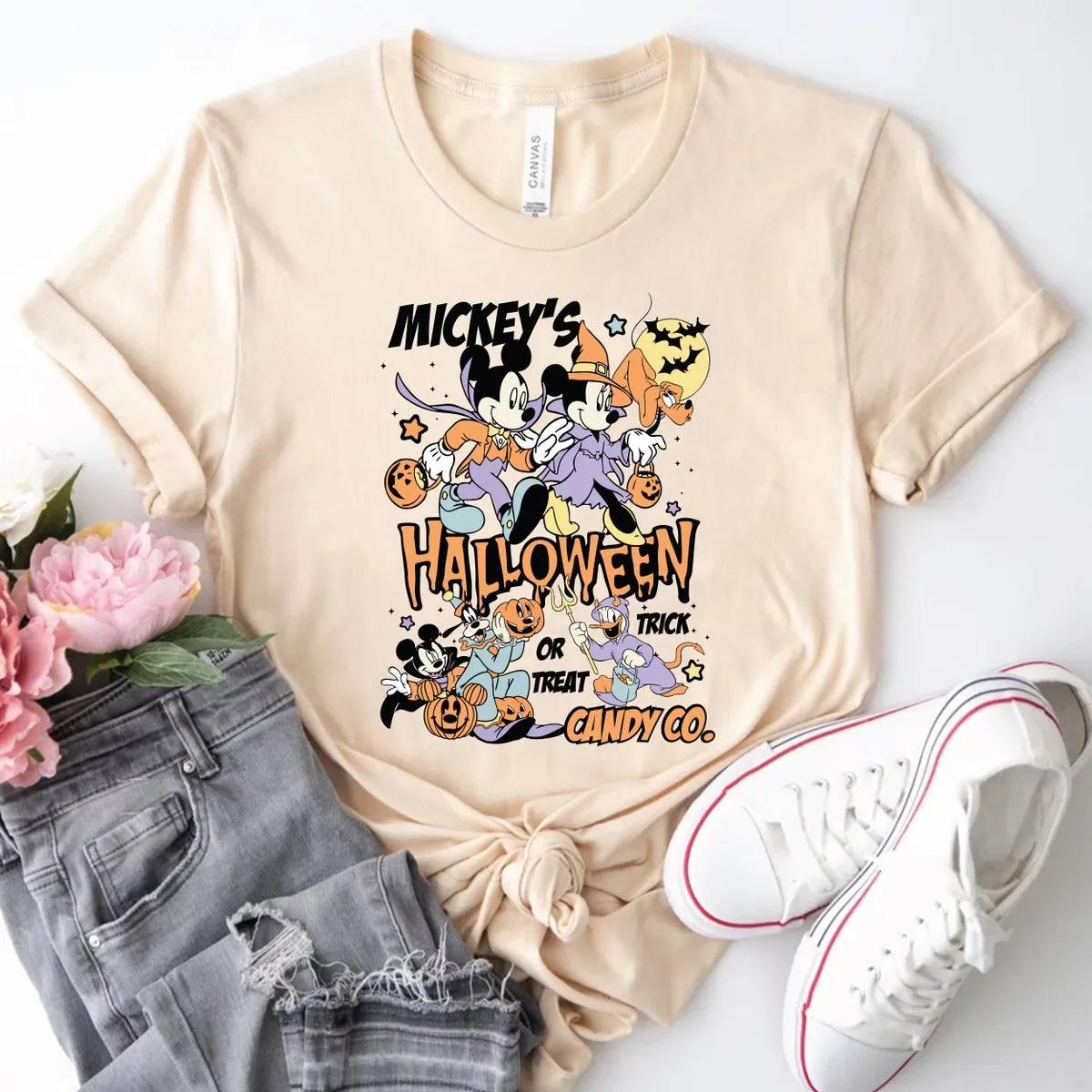 Disney Mickey and Friends Halloween Shirt 3 1