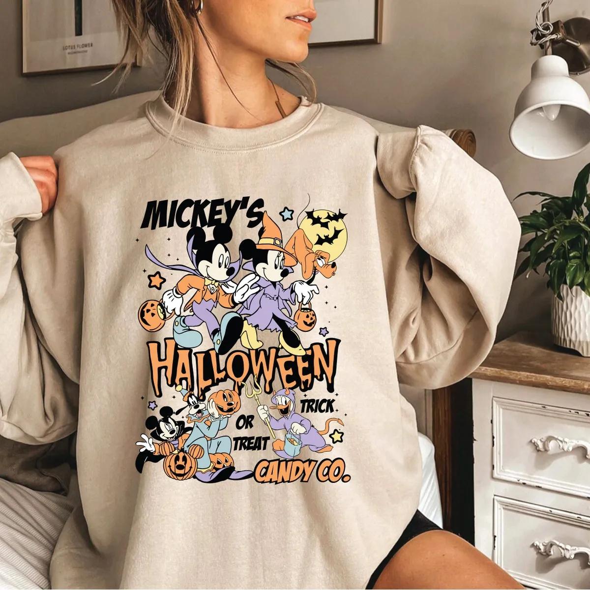 Disney Mickey and Friends Halloween Shirt 4 1