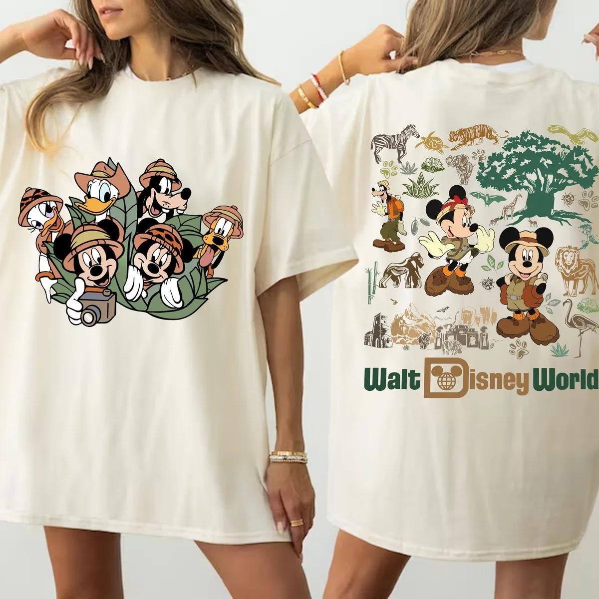 Disney Mickey and Minnie Safari Shirt 4 1 3