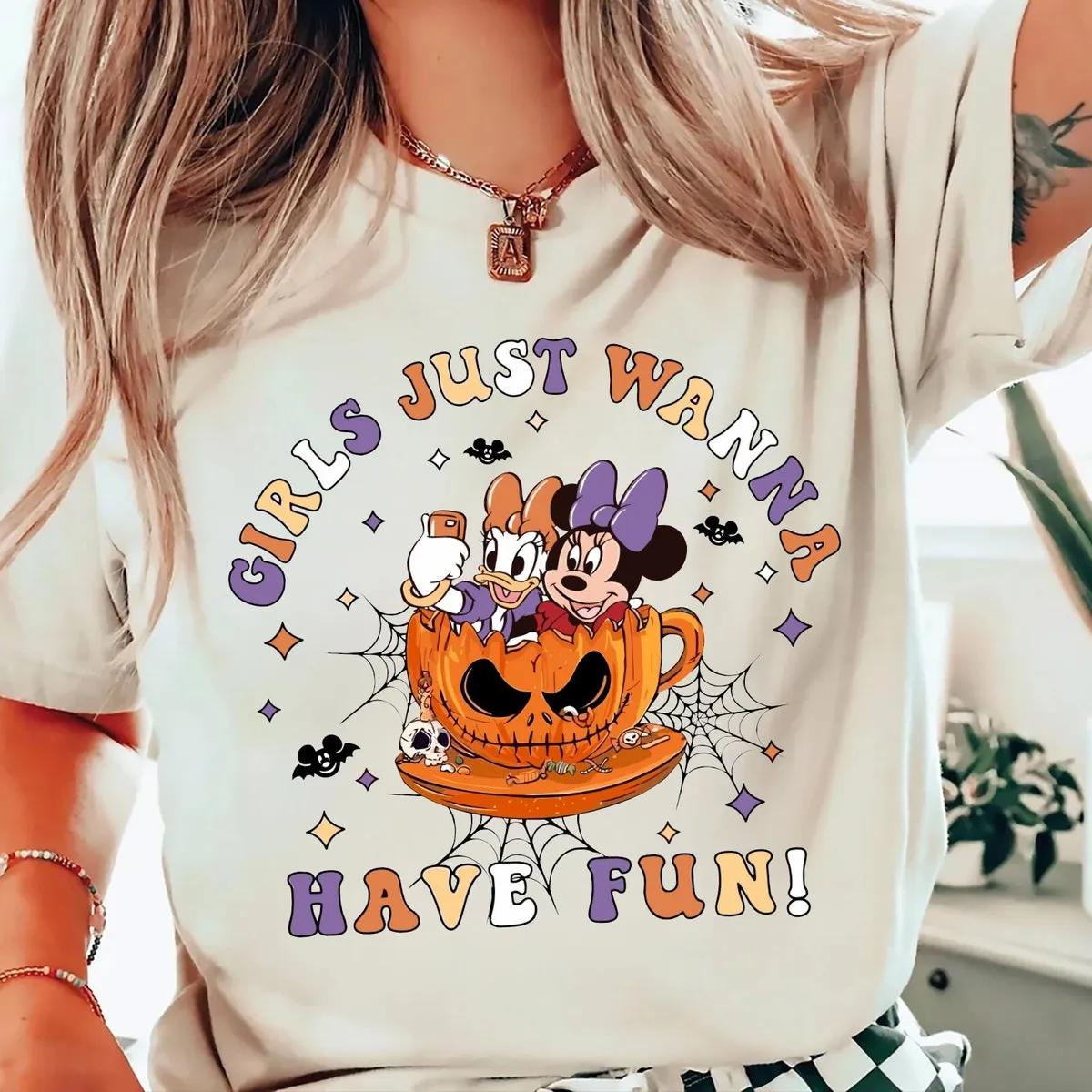 Disney Minnie Daisy Halloween Shirt 1