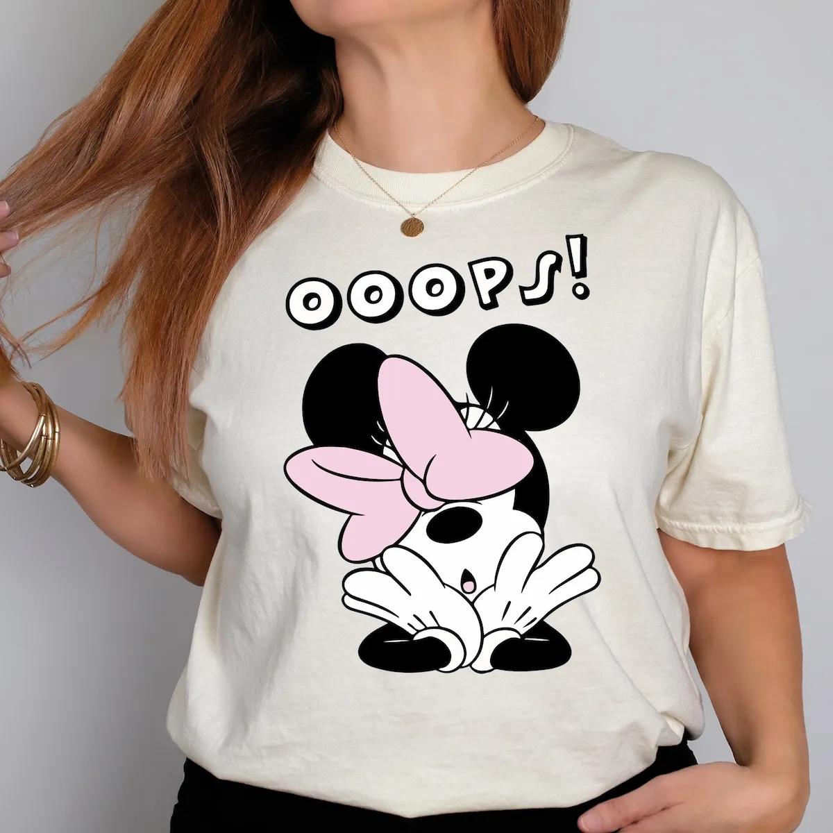 Disney Minnie Mouse Shirt Girls Trip Minnie Ooops Tee 2 1