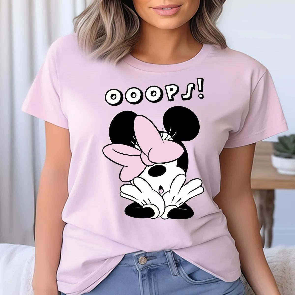 Disney Minnie Mouse Shirt Girls Trip Minnie Ooops Tee 3 1