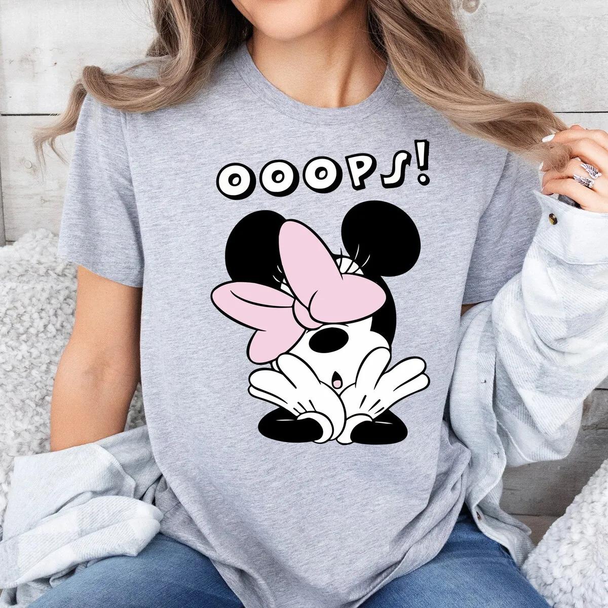 Disney Minnie Mouse Shirt Girls Trip Minnie Ooops Tee 4 1