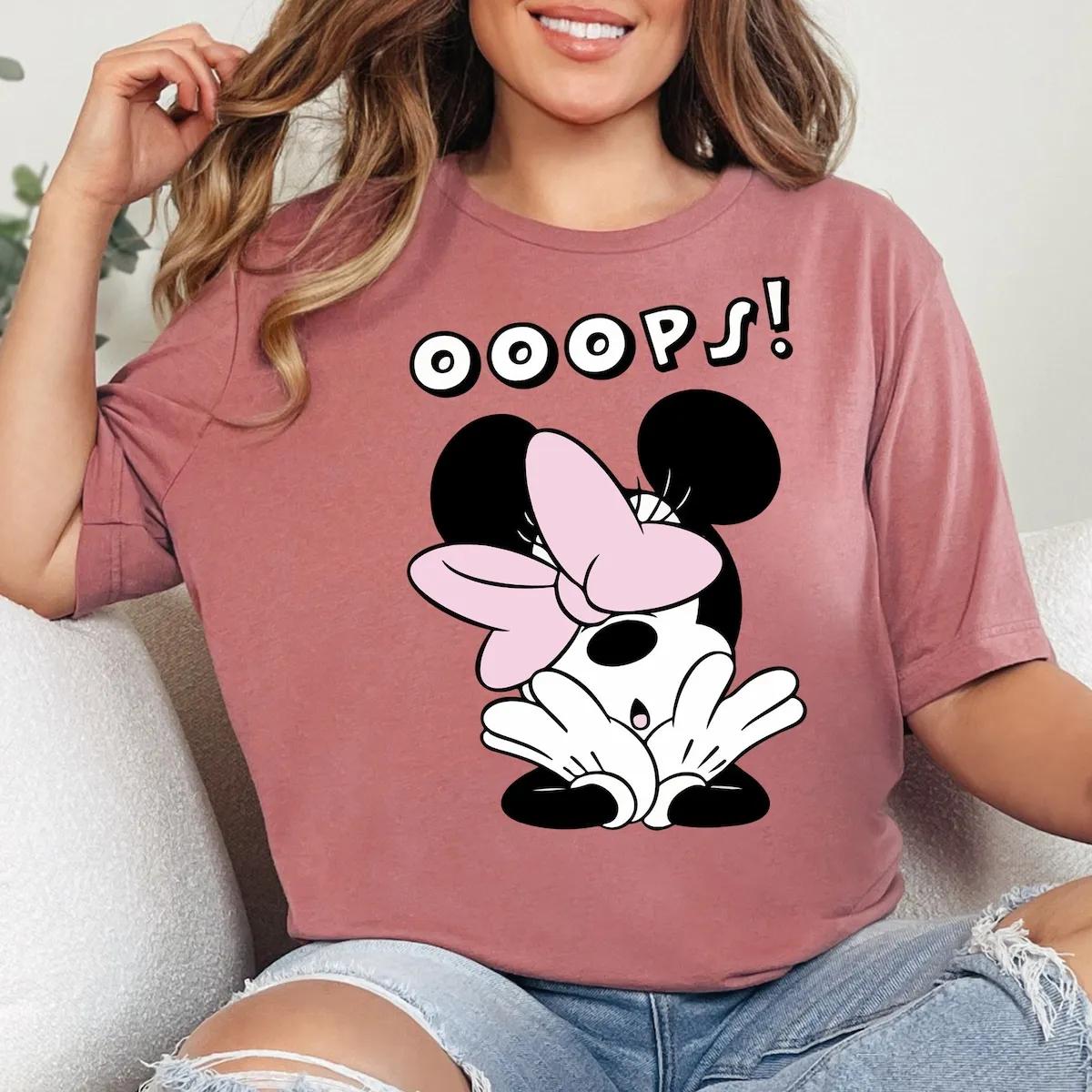 Disney Minnie Mouse Shirt Girls Trip Minnie Ooops Tee 5 1