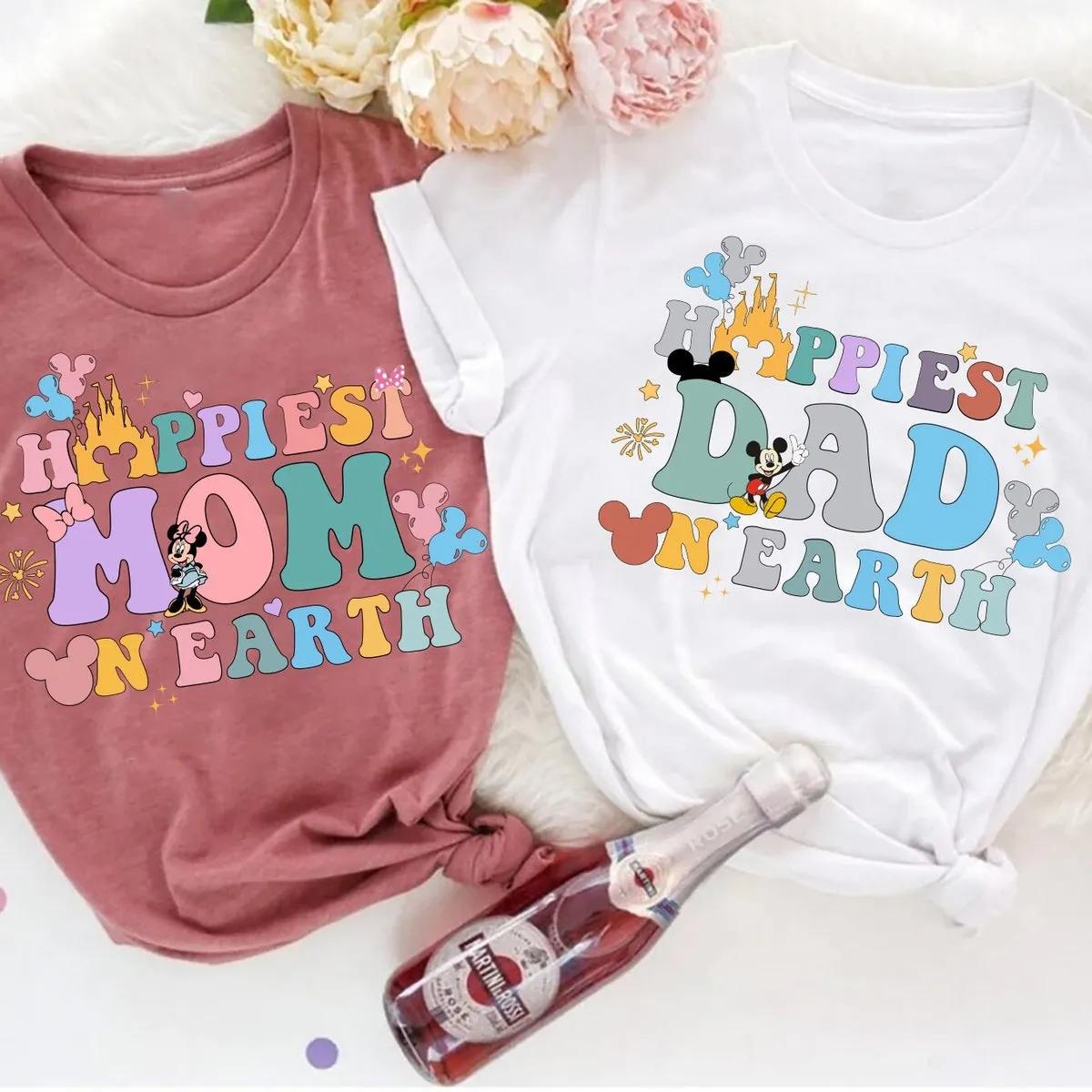 Disney Mom Dad Matching Shirt 2 1 1