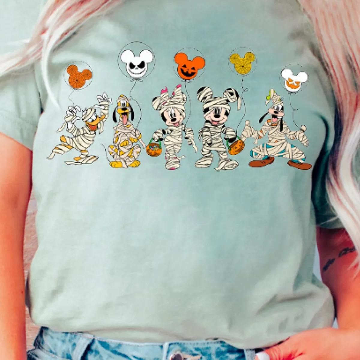 Disney Mouse Mummy Halloween Shirt 4