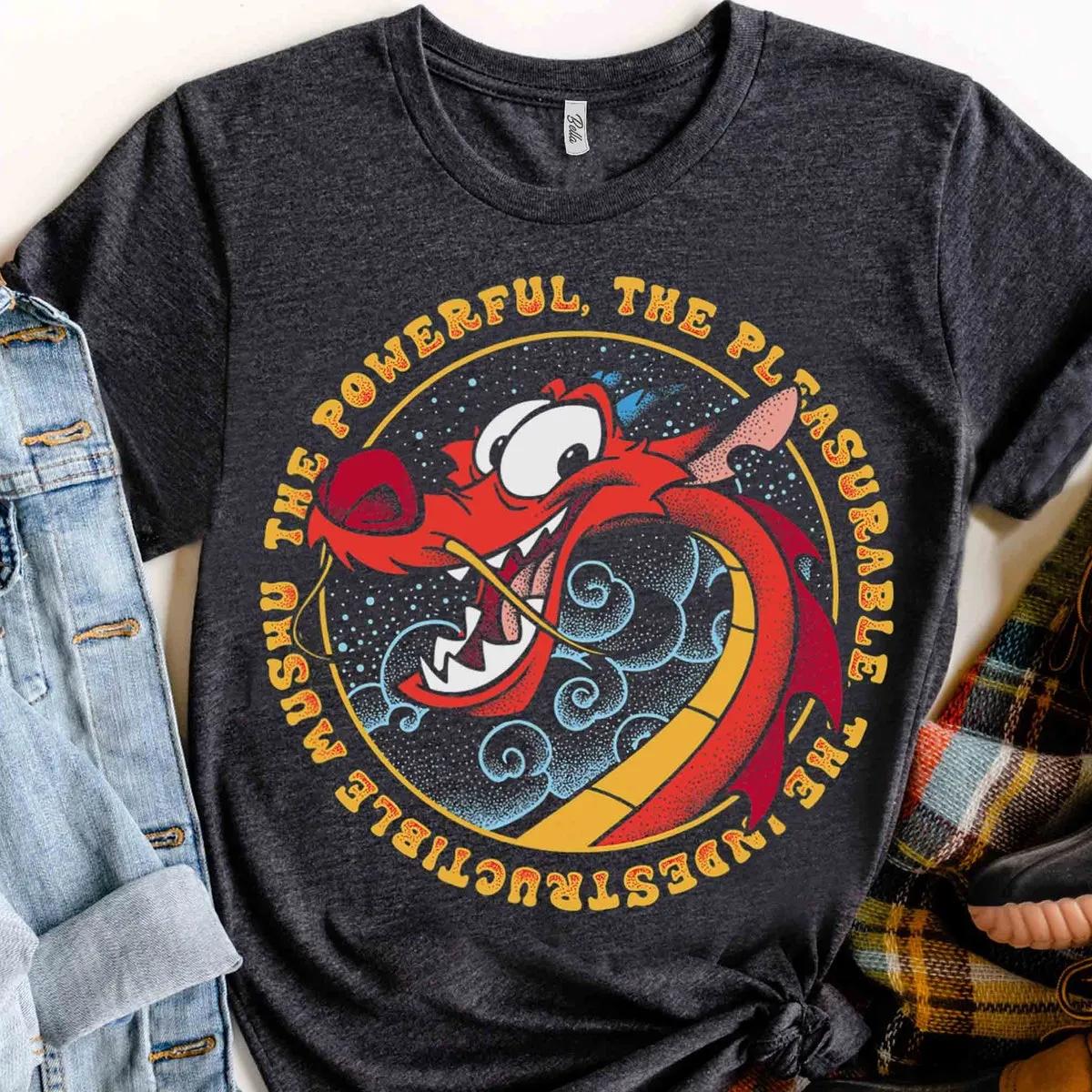 Disney Mulan Mushu Powerful Pleasurable Indestructible Shirt 2