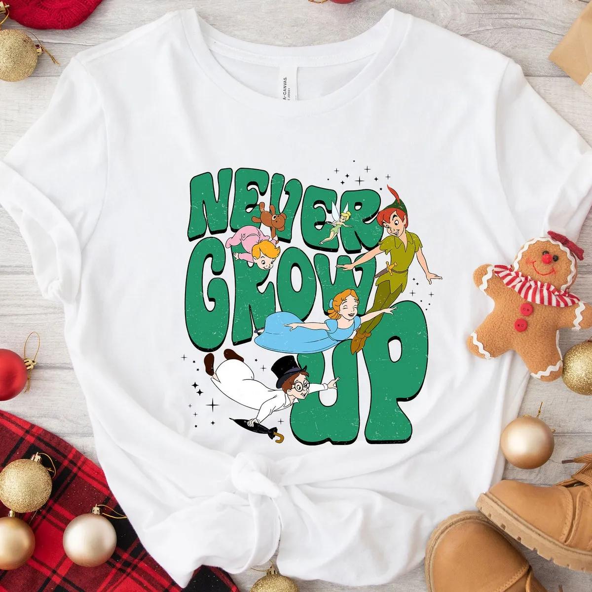 Disney Never Grow Up Peter Pan Shirt 1