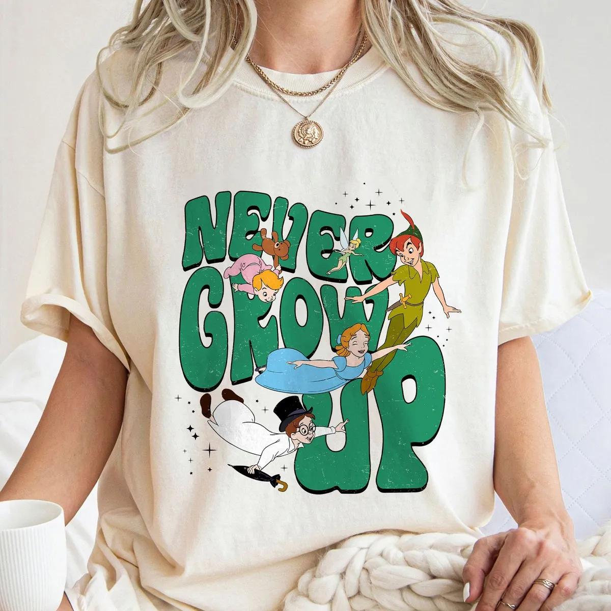 Disney Never Grow Up Peter Pan Shirt 2