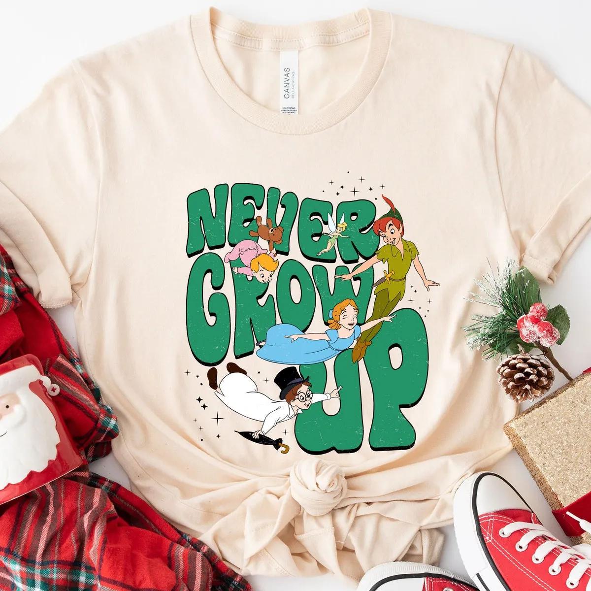 Disney Never Grow Up Peter Pan Shirt 3