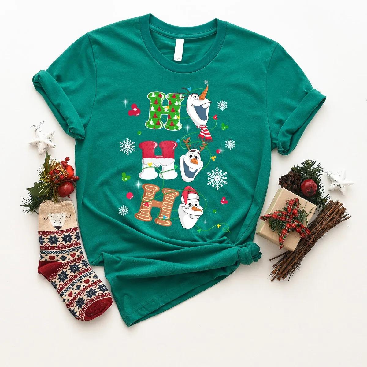 Disney Olaf Christmas Shirt Disney Frozen Christmas Party Tee 4 1