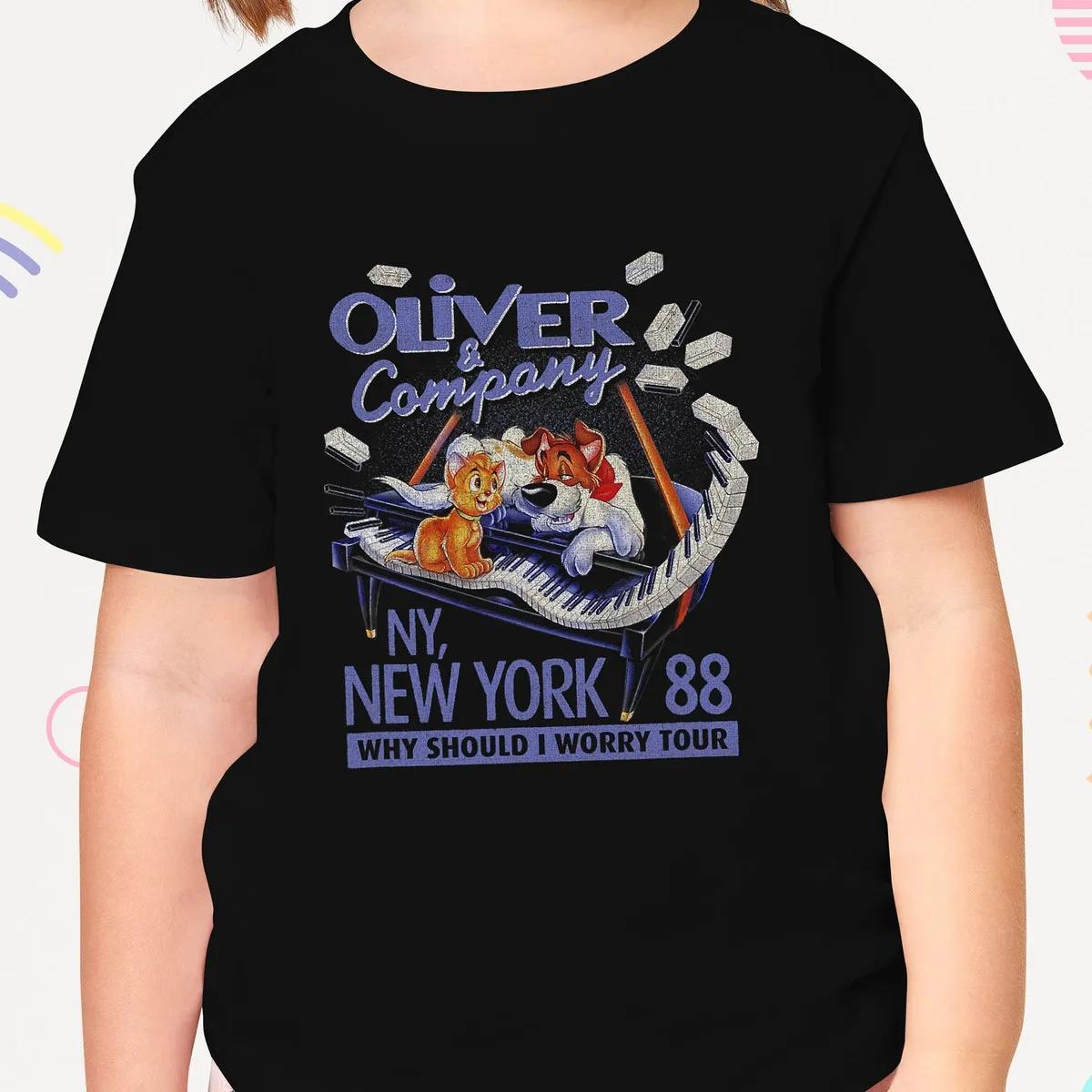 Disney Oliver And Company New York Movie Poster Shirt 1 1